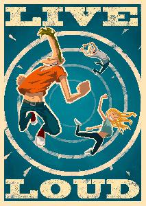 Bringmann&Kopetzki Live Loud Poster Poster 42cm x 59,4cm